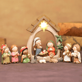 El Nacimiento de Cristo - Conjunto Educativo de Pesebre de Navidad