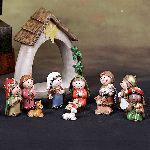 El Nacimiento de Cristo - Conjunto Educativo de Pesebre de Navidad