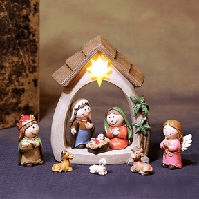 El Nacimiento de Cristo - Conjunto Educativo de Pesebre de Navidad