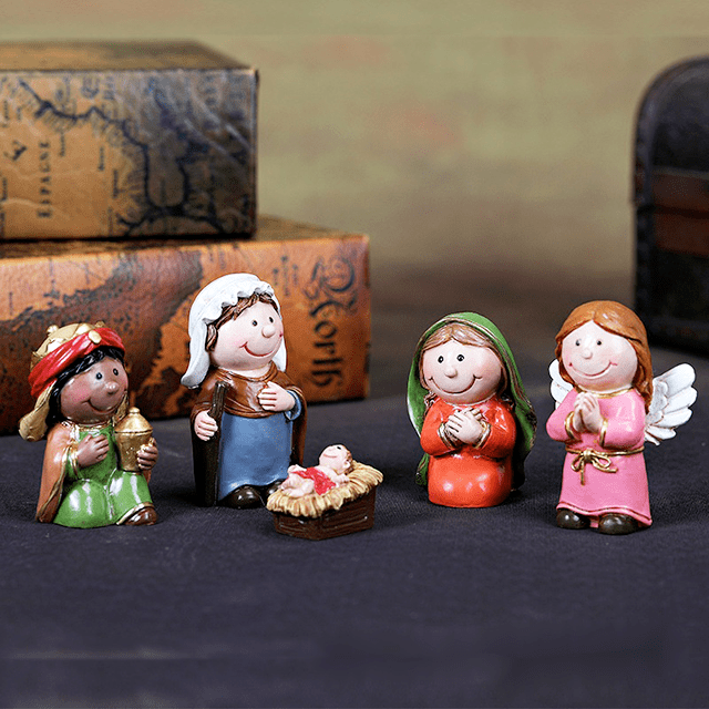 El Nacimiento de Cristo - Conjunto Educativo de Pesebre de Navidad